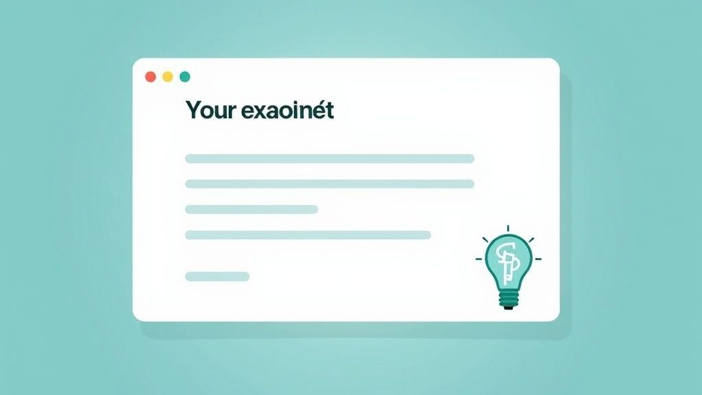 Follow up email recruiter content examples on a screen, with key phrases highlighted.