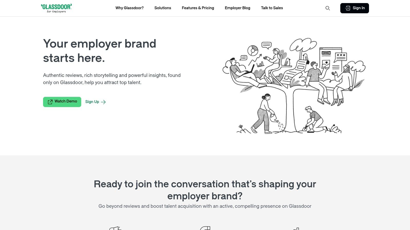 sites like linkedin employer website